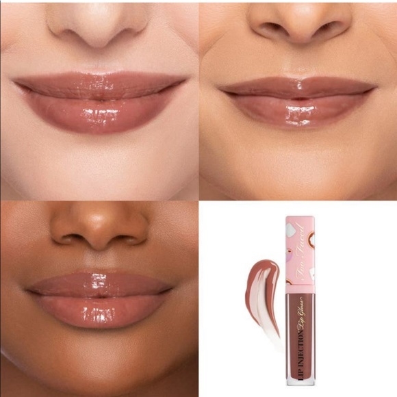 New Too Faced Limited Edition Christmas Coco Lip Injection Lip Glow - Picture 6 of 6